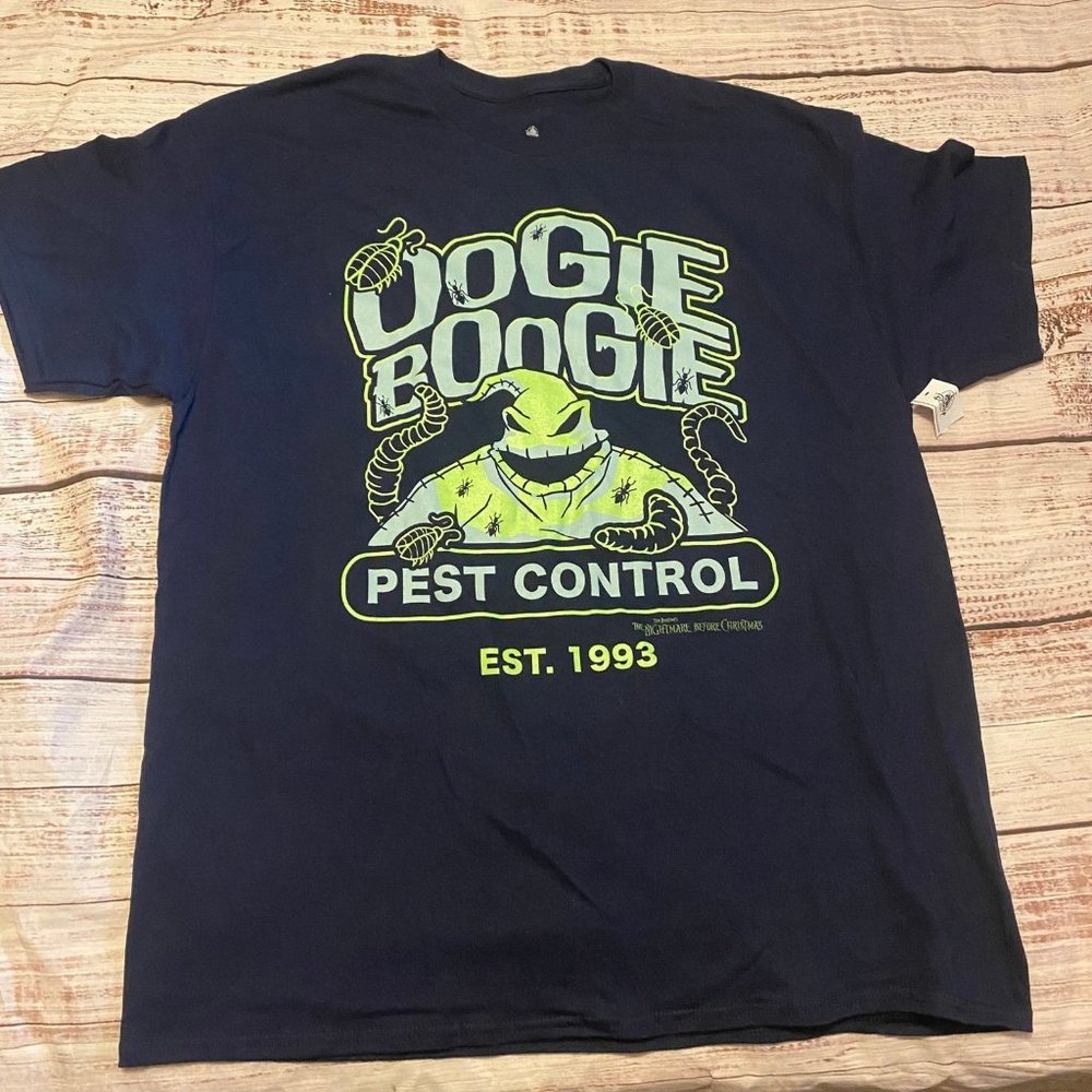 Nightmare Before Christmas Oogie Boogie Pest Control Disney Parks T-shirt XL
